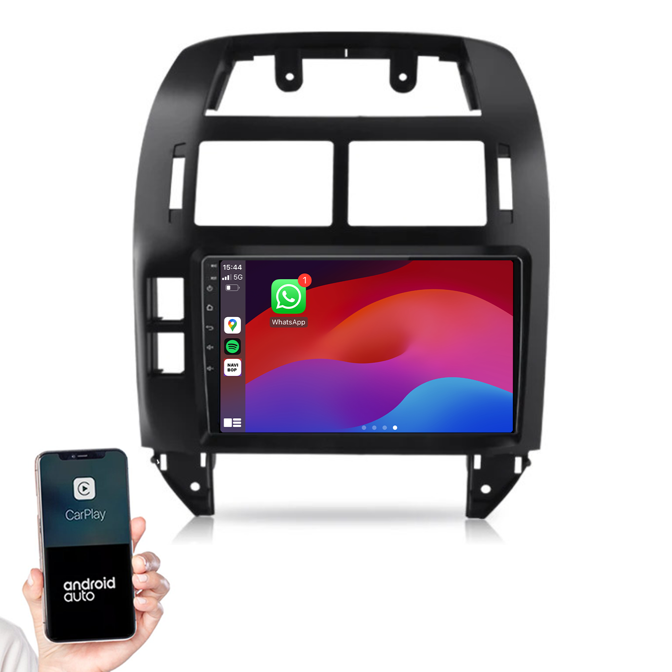 Volkswagen Polo | Autoradio | 2002 t/m 2009 | Android 14 | Apple CarPlay & Android Auto