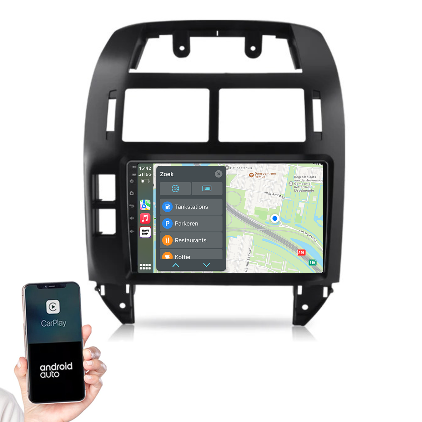 Volkswagen Polo | Autoradio | 2002 t/m 2009 | Android 14 | Apple CarPlay & Android Auto