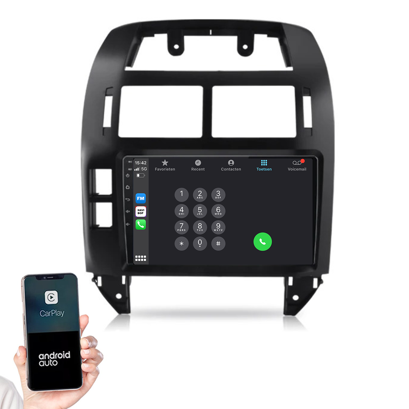 Volkswagen Polo | Autoradio | 2002 t/m 2009 | Android 14 | Apple CarPlay & Android Auto