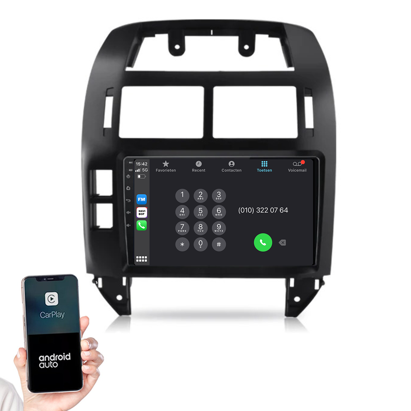 Volkswagen Polo | Autoradio | 2002 t/m 2009 | Android 14 | Apple CarPlay & Android Auto