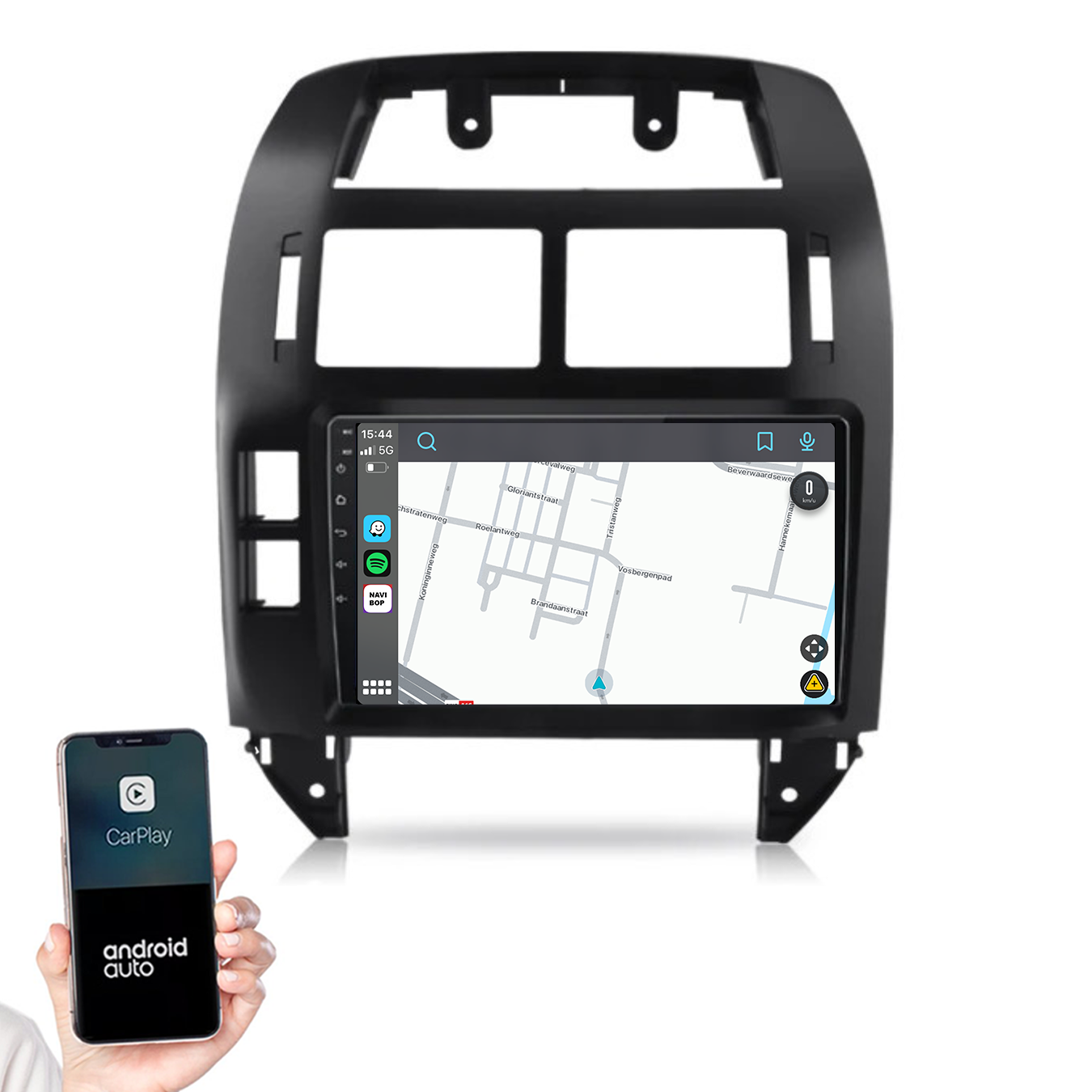 Volkswagen Polo | Autoradio | 2002 t/m 2009 | Android 14 | Apple CarPlay & Android Auto