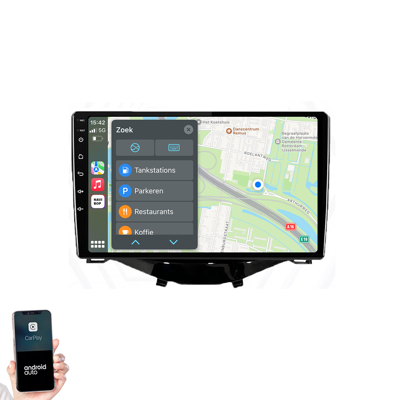 Peugeot 108 | Autoradio | 2014 t/m 2020 | Android 14 | Apple CarPlay & Android Auto
