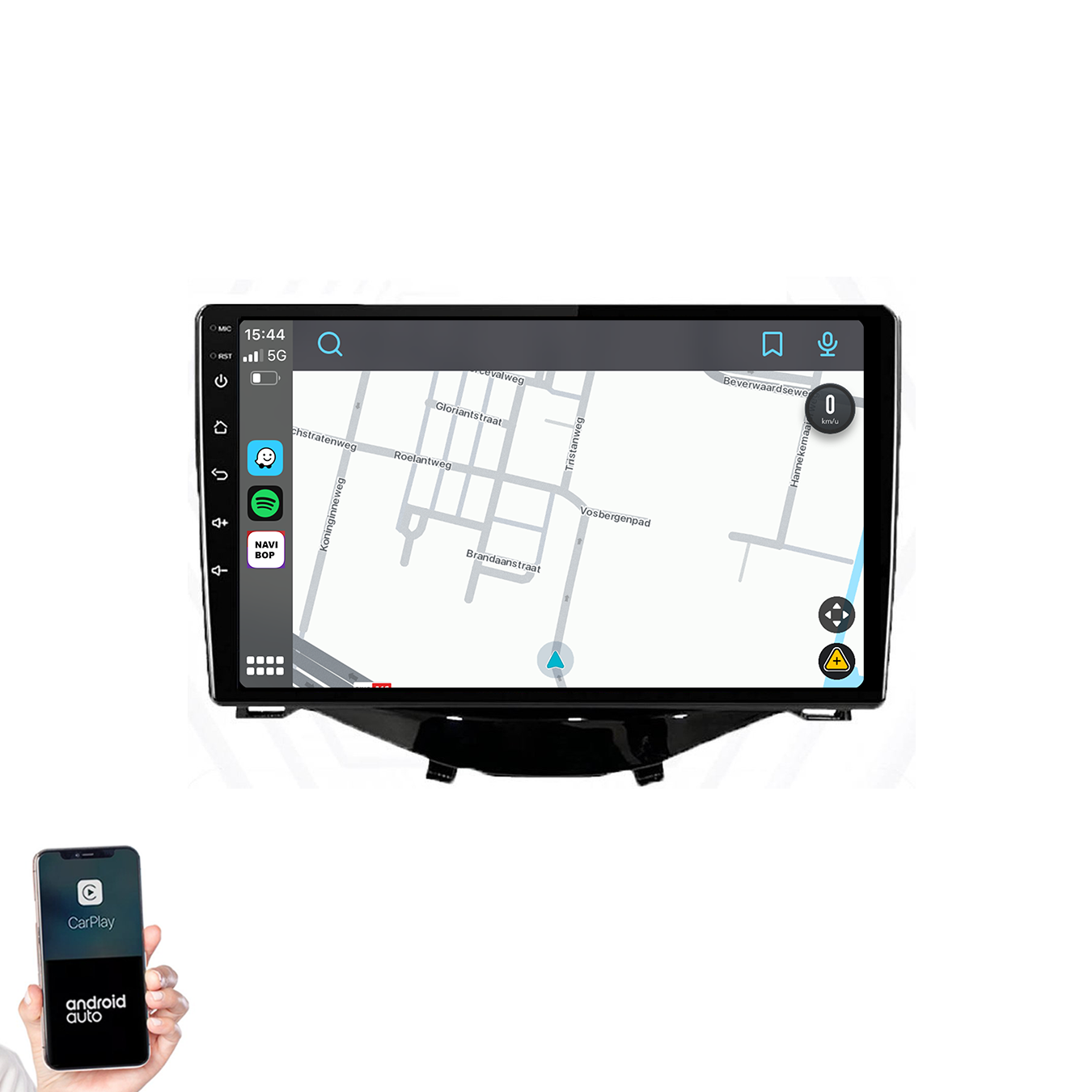 Peugeot 108 | Autoradio | 2014 t/m 2020 | Android 14 | Apple CarPlay & Android Auto