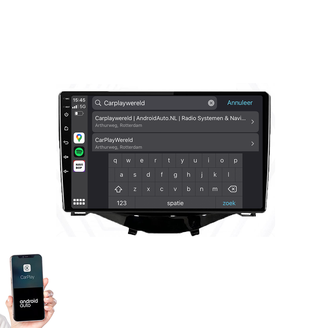 Peugeot 108 | Autoradio | 2014 t/m 2020 | Android 14 | Apple CarPlay & Android Auto