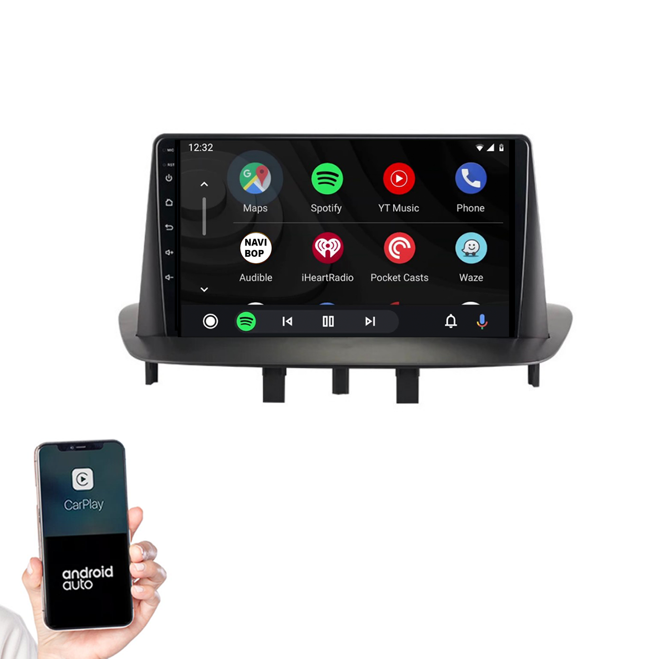 Renault Megane 3 | Autoradio | 2008 t/m 2015 | Android 14 | Apple CarPlay & Android Auto