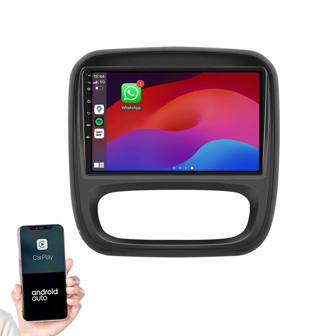 Renault Traffic | Autoradio | 2015 t/m 2021 | Android 14 | Apple CarPlay & Android Auto