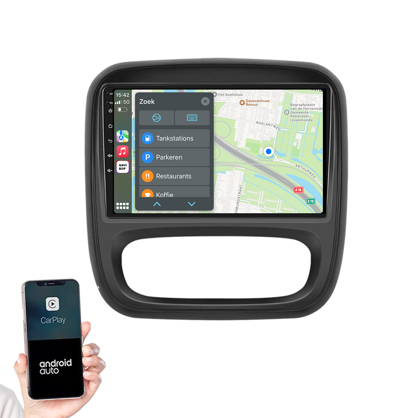 Renault Traffic | Autoradio | 2015 t/m 2021 | Android 14 | Apple CarPlay & Android Auto