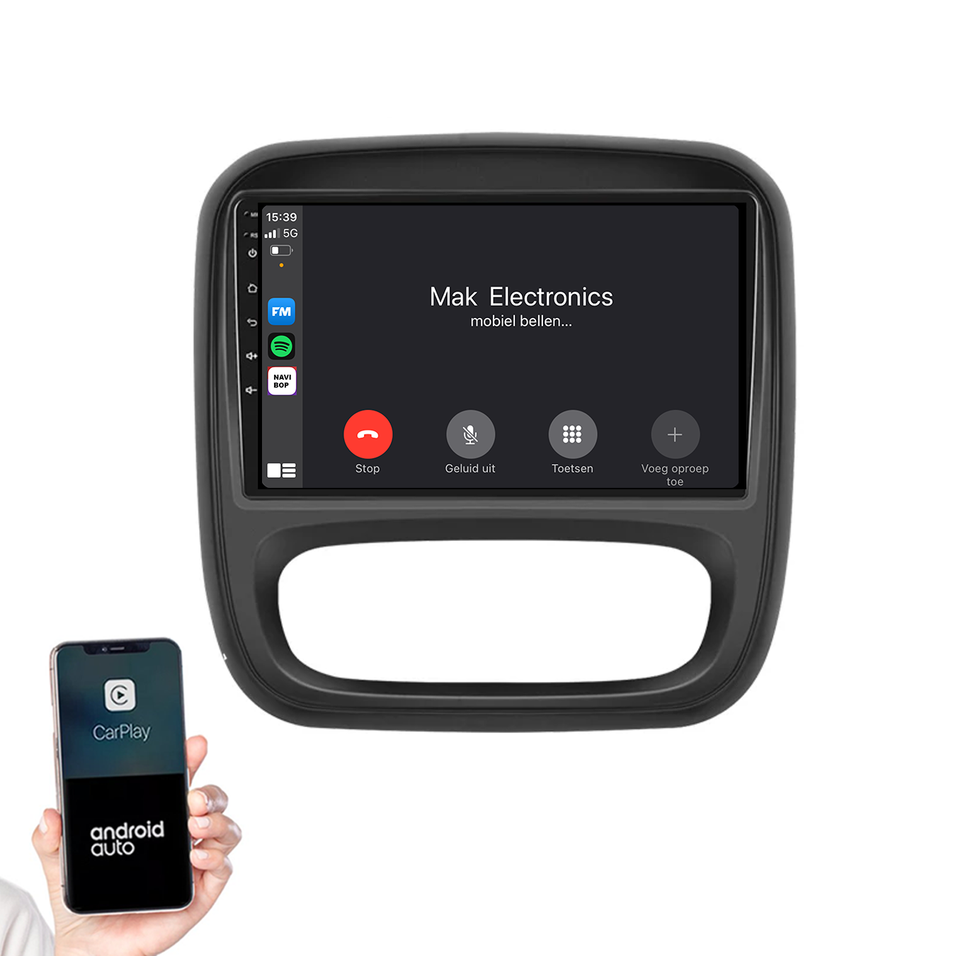 Renault Traffic | Autoradio | 2015 t/m 2021 | Android 14 | Apple CarPlay & Android Auto