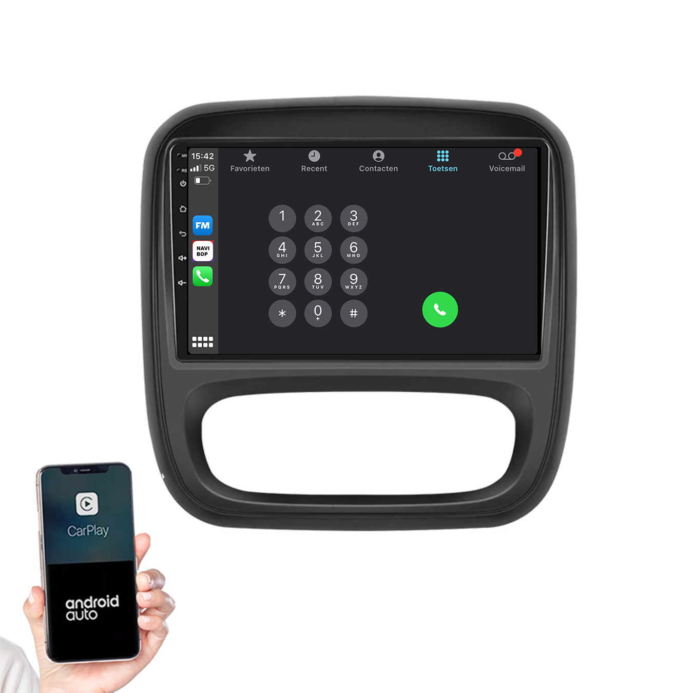 Renault Traffic | Autoradio | 2015 t/m 2021 | Android 14 | Apple CarPlay & Android Auto