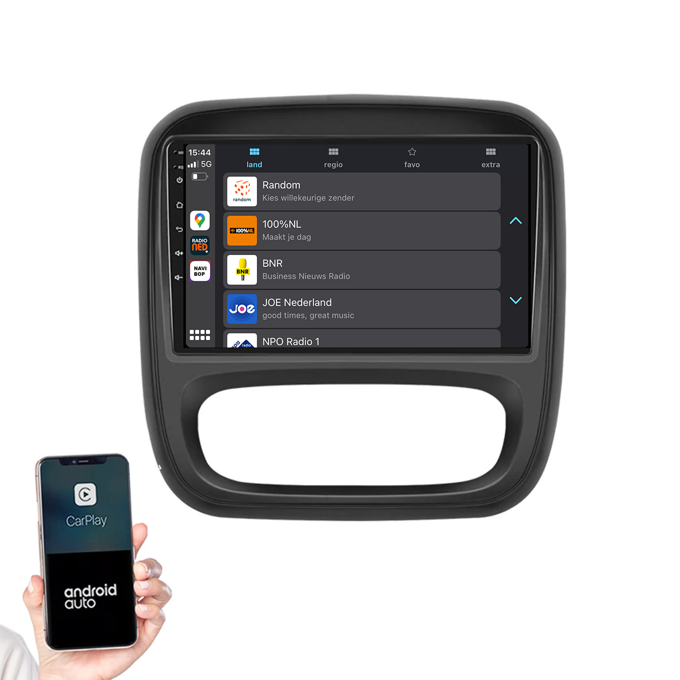 Renault Traffic | Autoradio | 2015 t/m 2021 | Android 14 | Apple CarPlay & Android Auto
