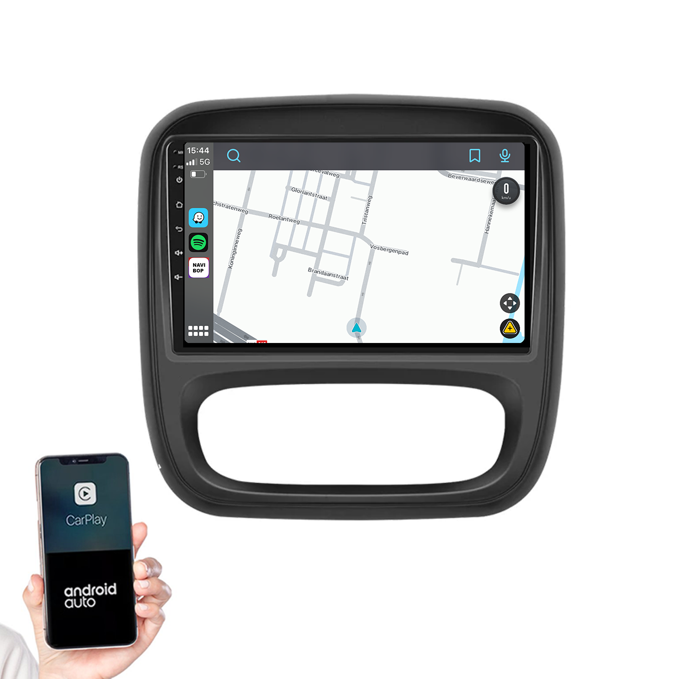 Renault Traffic | Autoradio | 2015 t/m 2021 | Android 14 | Apple CarPlay & Android Auto
