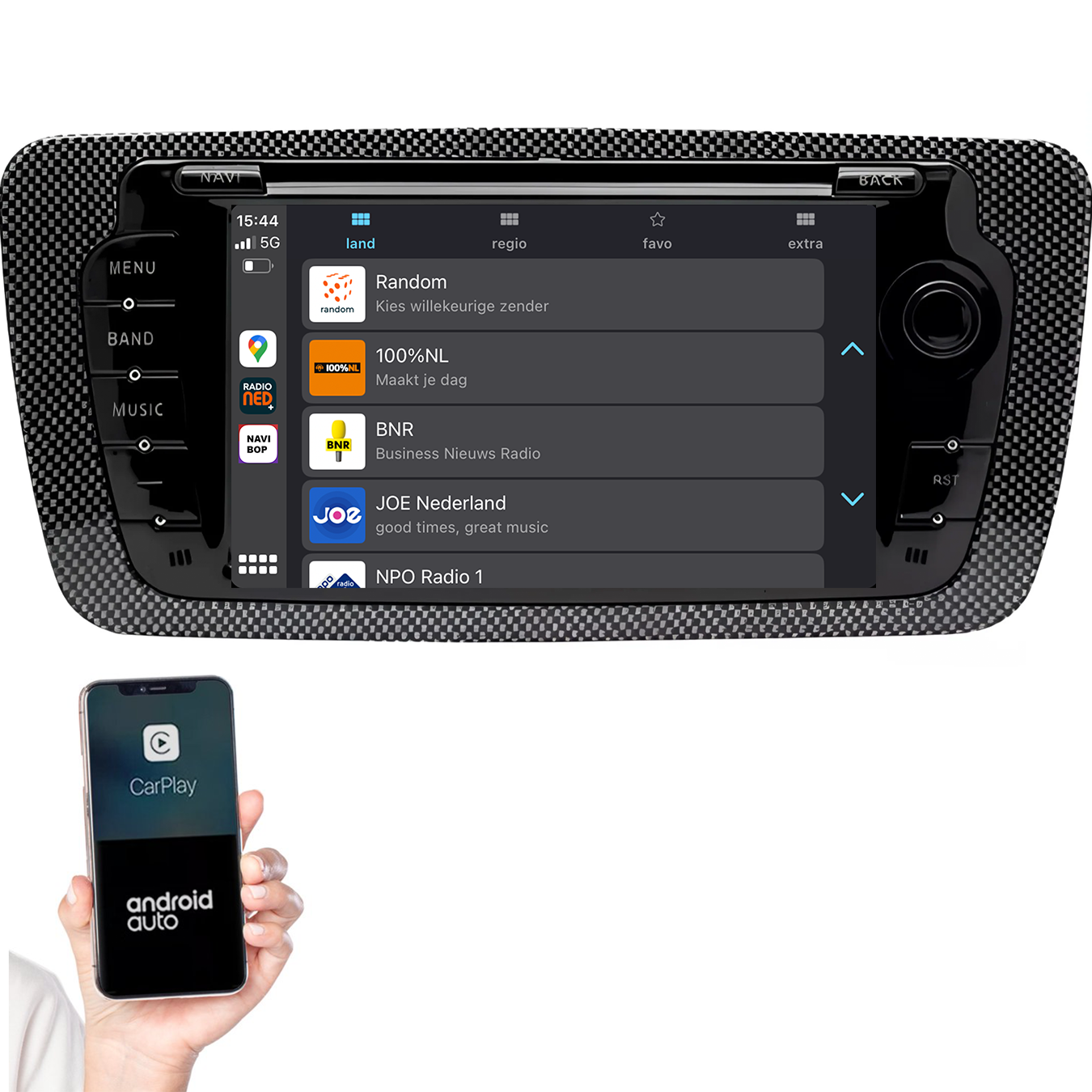 Seat ibiza | Autoradio | 2009 t/m 2013 | Android 14 | Apple CarPlay & Android Auto
