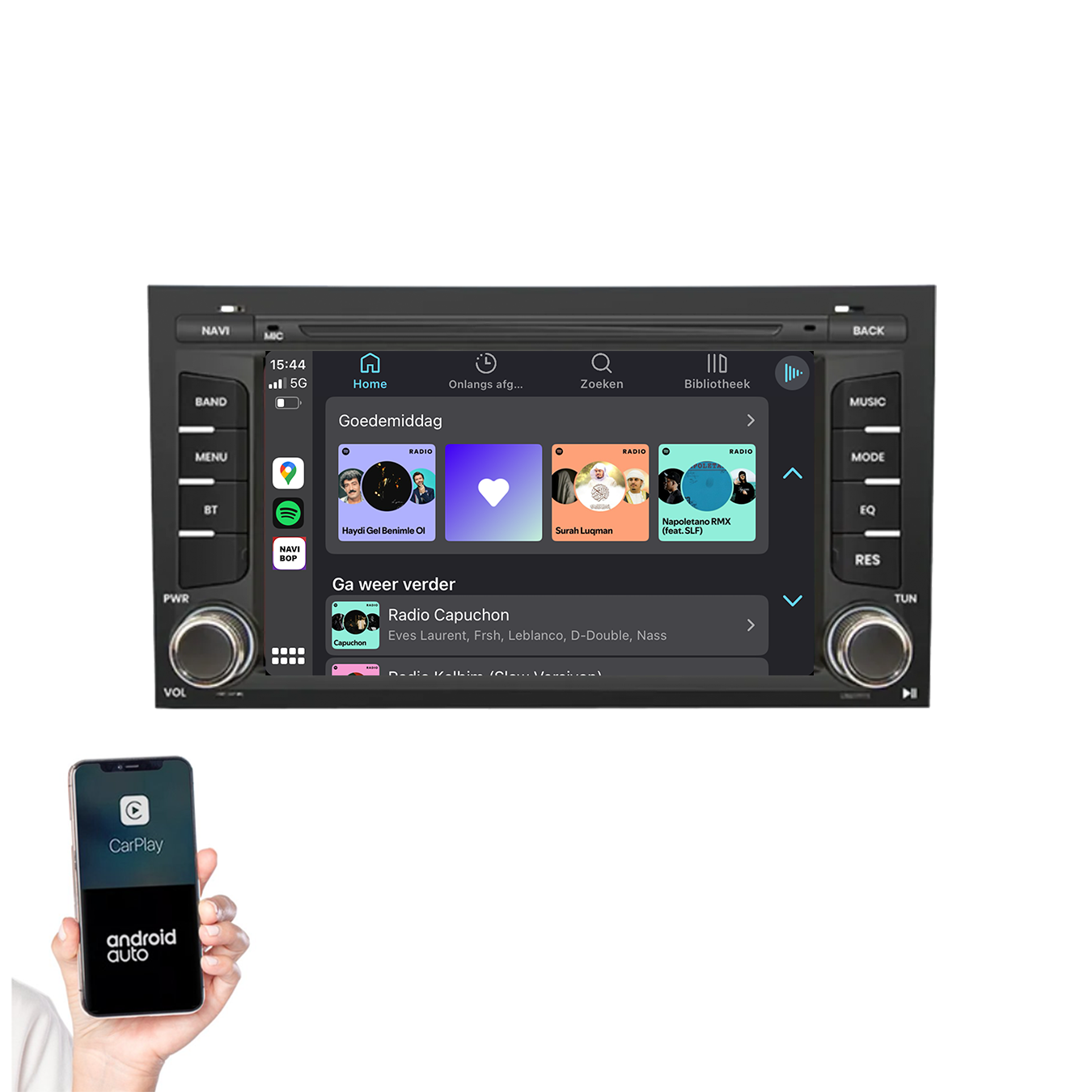 Seat Leon | Autoradio | 2012 t/m 2020 | Android 14 | Apple CarPlay & Android Auto