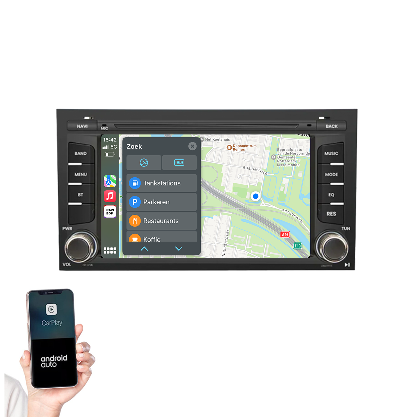 Seat Leon | Autoradio | 2012 t/m 2020 | Android 14 | Apple CarPlay & Android Auto