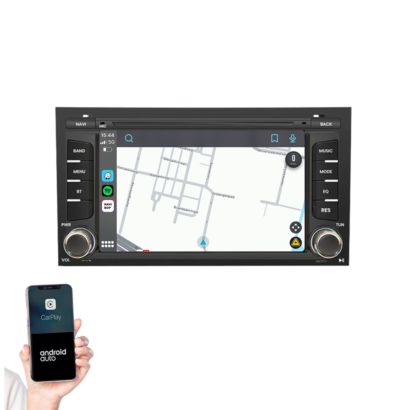 Seat Leon | Autoradio | 2012 t/m 2020 | Android 14 | Apple CarPlay & Android Auto