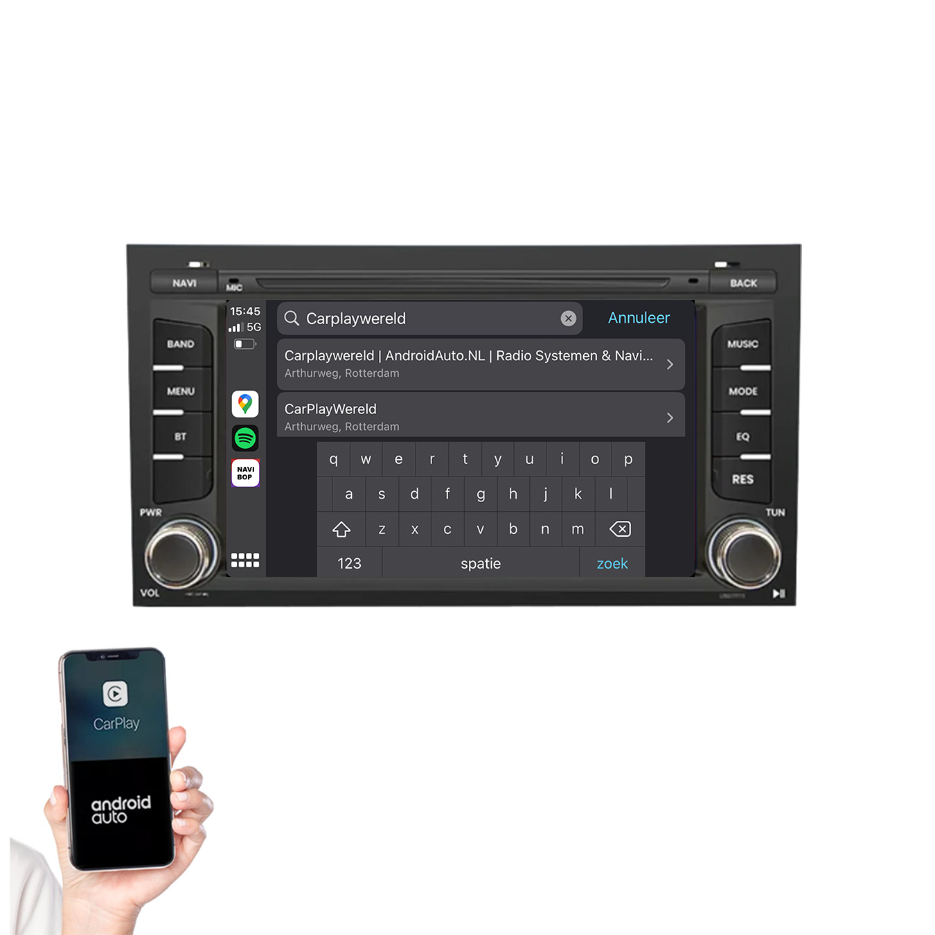 Seat Leon | Autoradio | 2012 t/m 2020 | Android 14 | Apple CarPlay & Android Auto