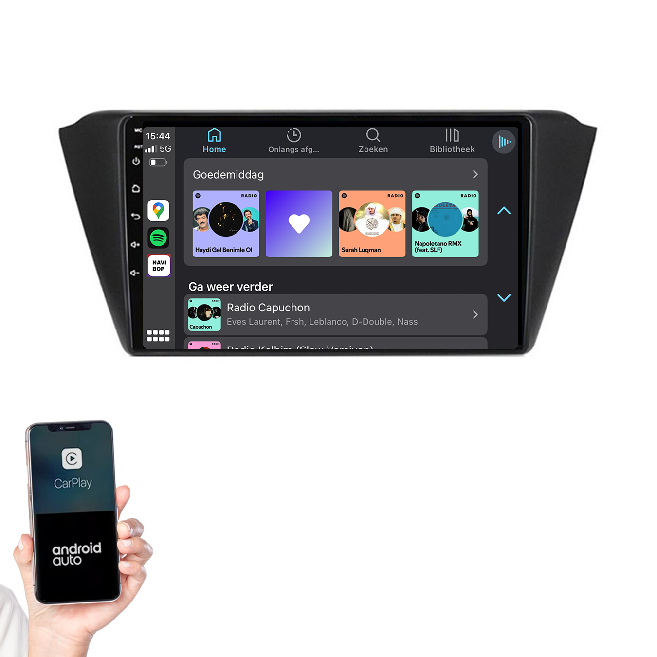 Skoda Fabia | Autoradio | 2015 t/m 2019 | Apple CarPlay & Android Auto