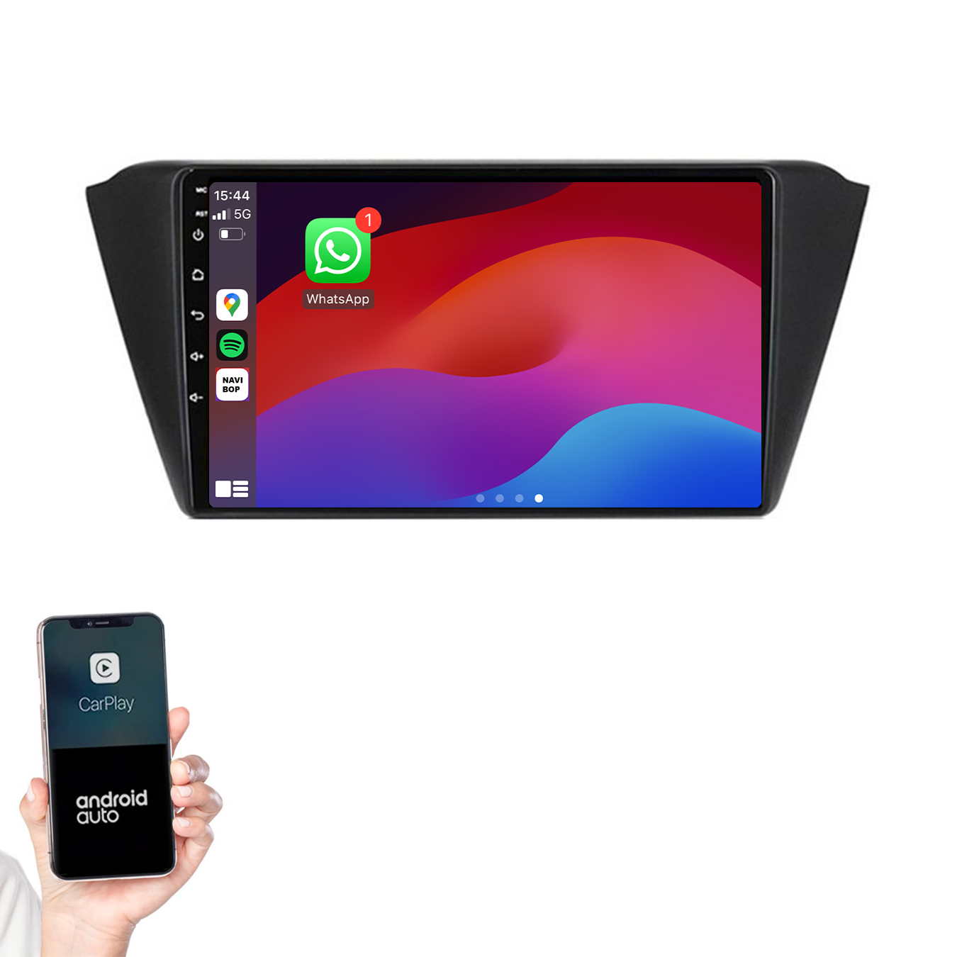 Skoda Fabia | Autoradio | 2015 t/m 2019 | Apple CarPlay & Android Auto