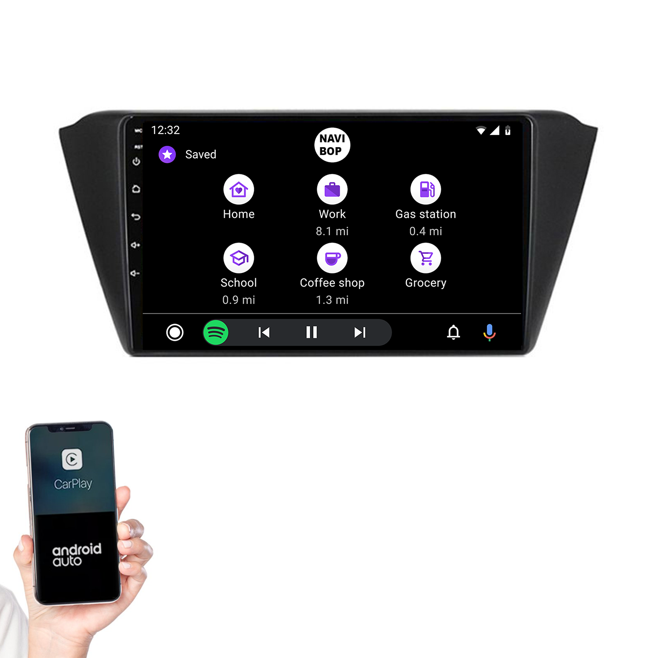 Skoda Fabia | Autoradio | 2015 t/m 2019 | Apple CarPlay & Android Auto