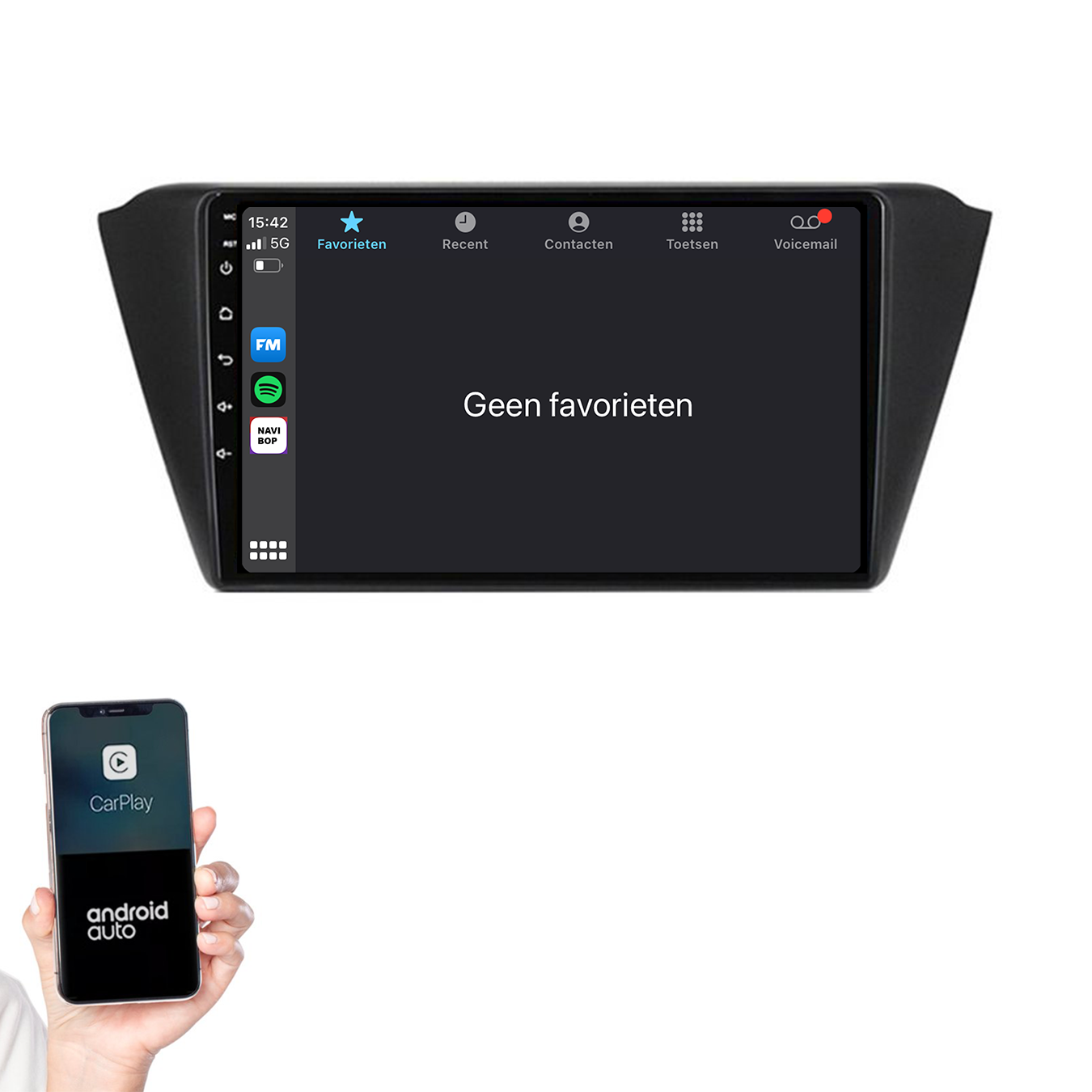Skoda Fabia | Autoradio | 2015 t/m 2019 | Apple CarPlay & Android Auto