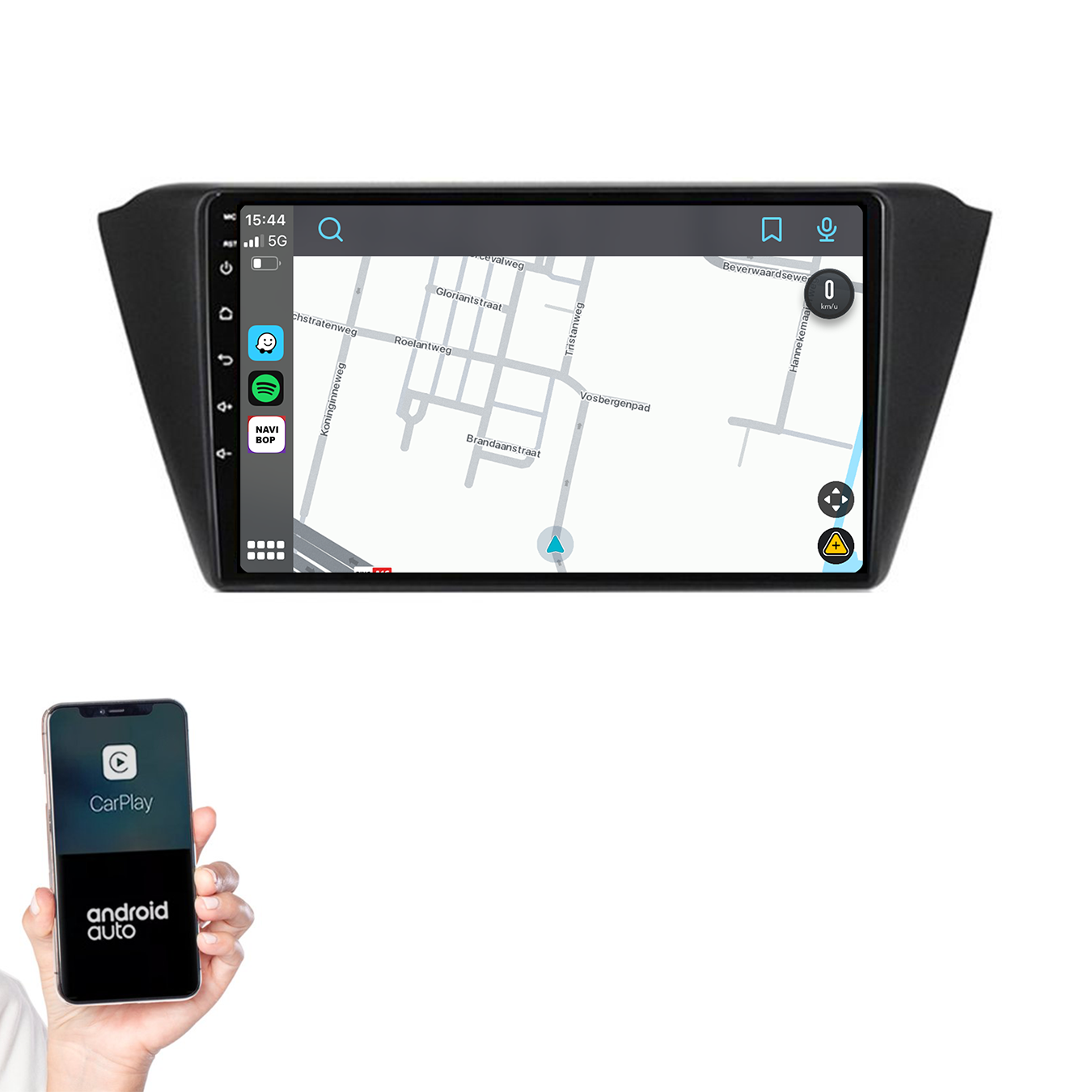 Skoda Fabia | Autoradio | 2015 t/m 2019 | Apple CarPlay & Android Auto