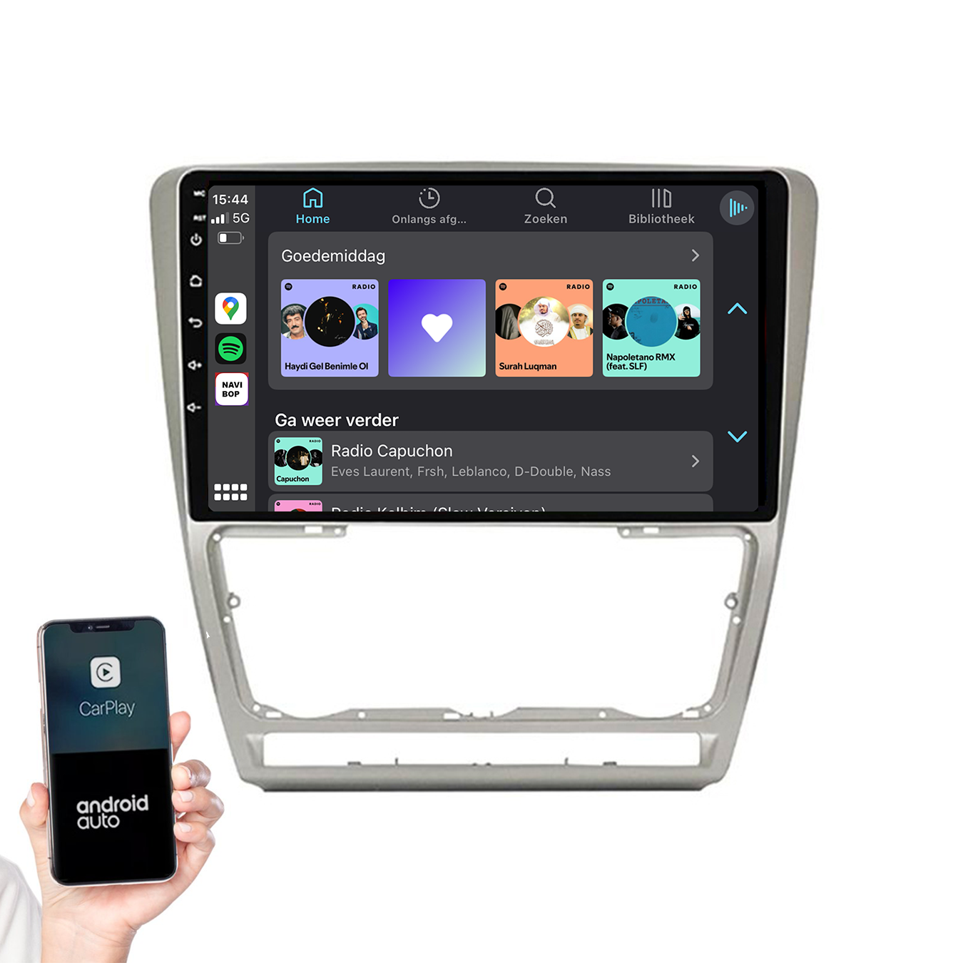 Skoda Octavia | Autoradio | 2005 t/m 2013 | Android 14 | Apple CarPlay & Android Auto