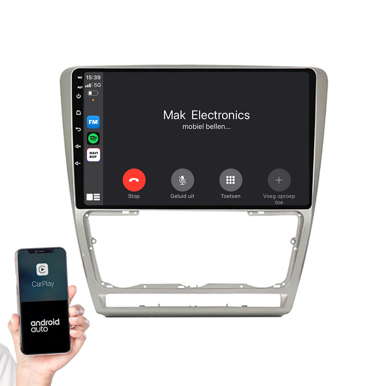 Skoda Octavia | Autoradio | 2005 t/m 2013 | Android 14 | Apple CarPlay & Android Auto