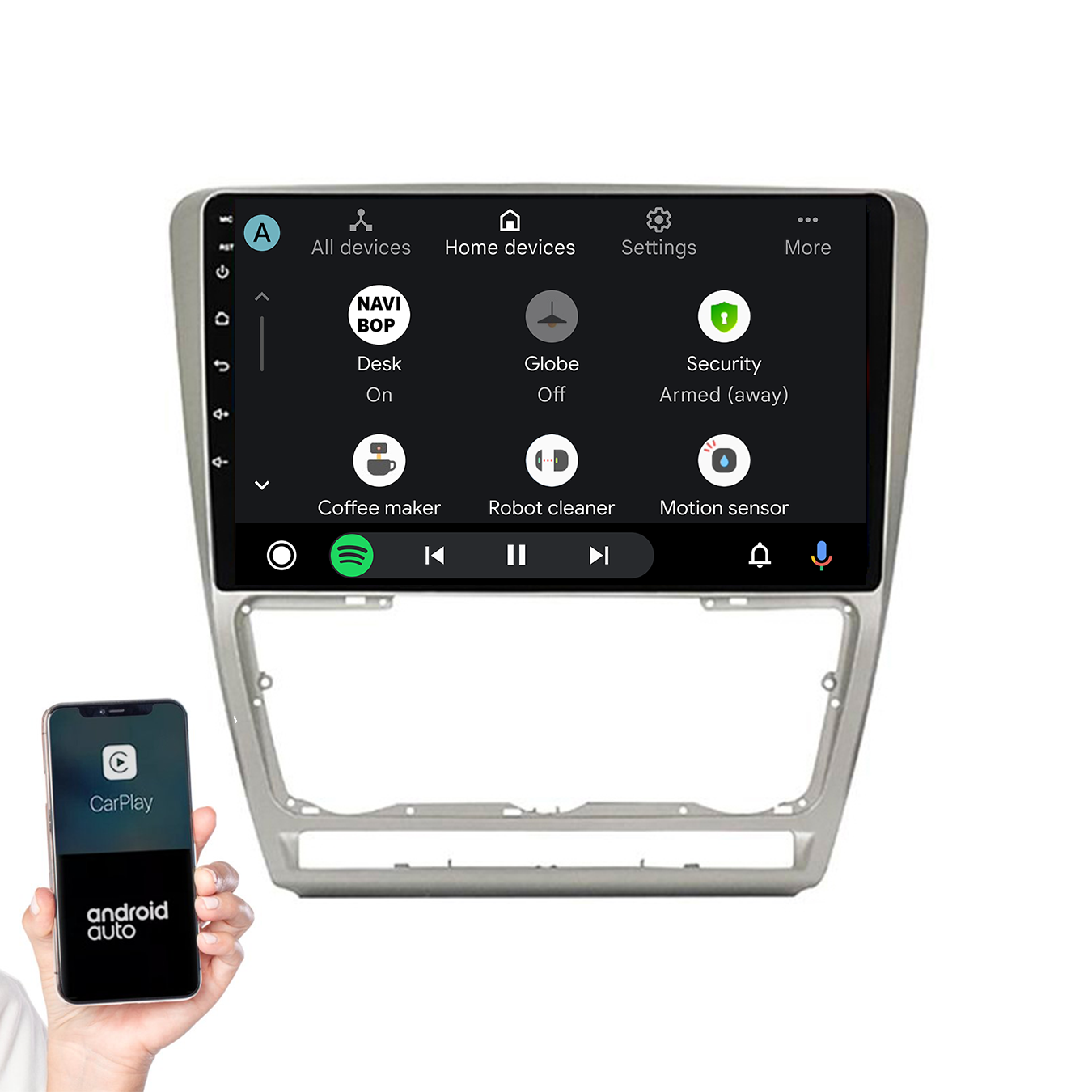 Skoda Octavia | Autoradio | 2005 t/m 2013 | Android 14 | Apple CarPlay & Android Auto