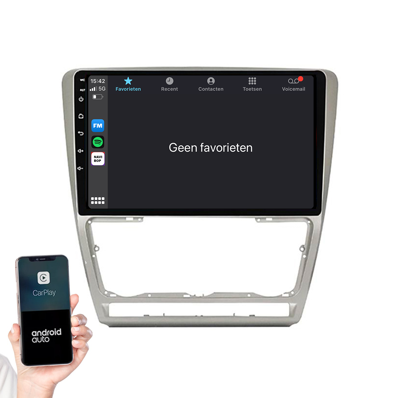 Skoda Octavia | Autoradio | 2005 t/m 2013 | Android 14 | Apple CarPlay & Android Auto