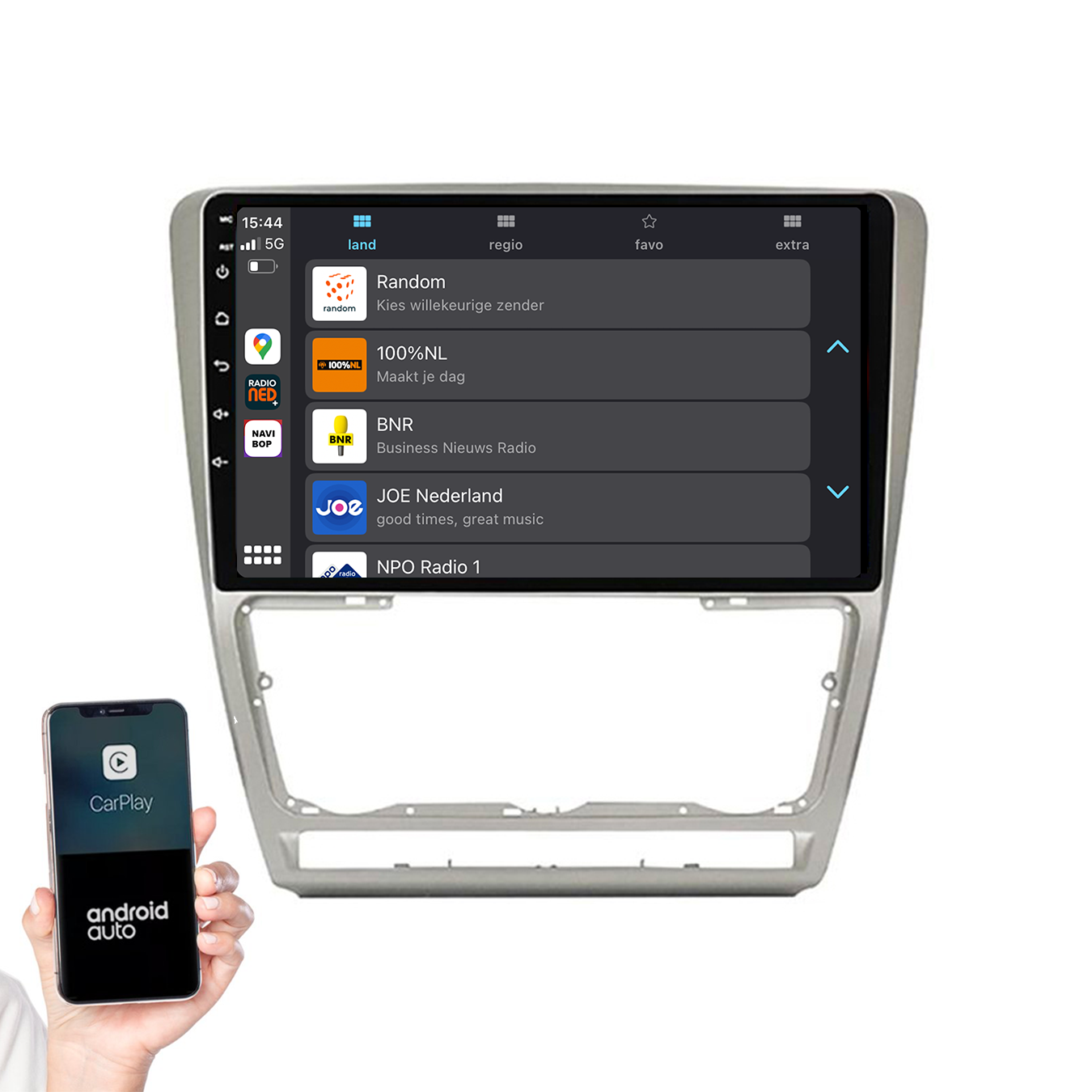 Skoda Octavia | Autoradio | 2005 t/m 2013 | Android 14 | Apple CarPlay & Android Auto