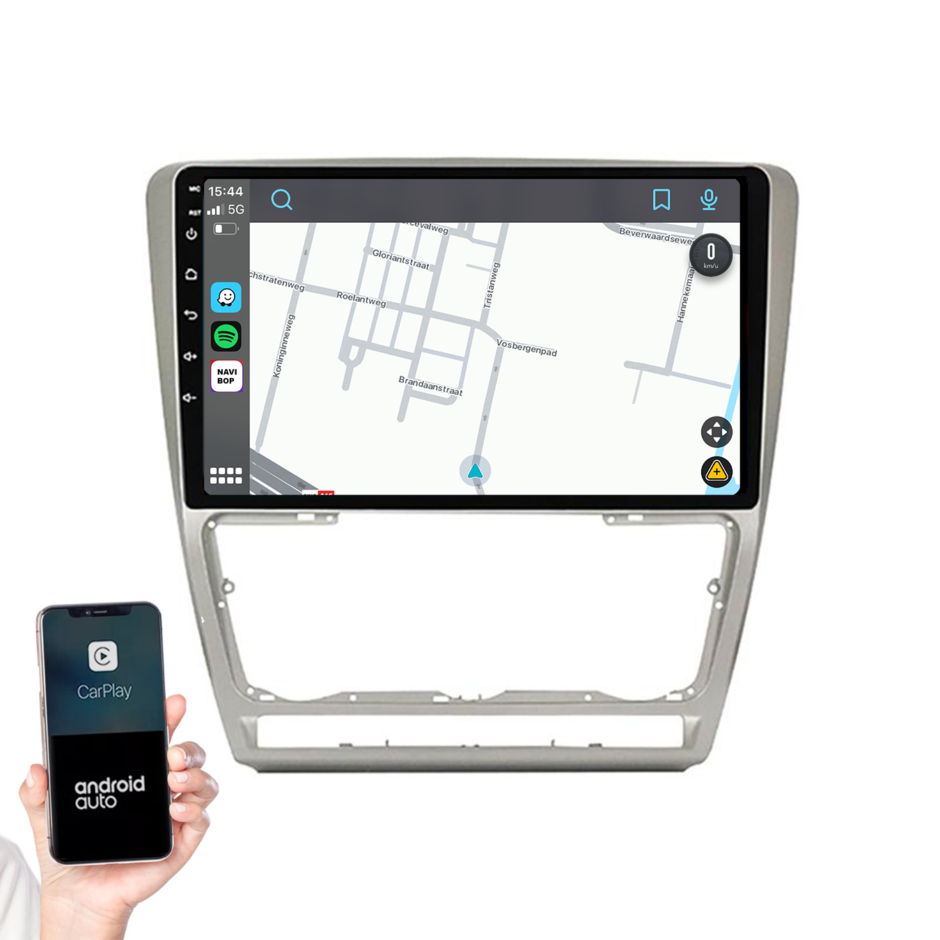 Skoda Octavia | Autoradio | 2005 t/m 2013 | Android 14 | Apple CarPlay & Android Auto