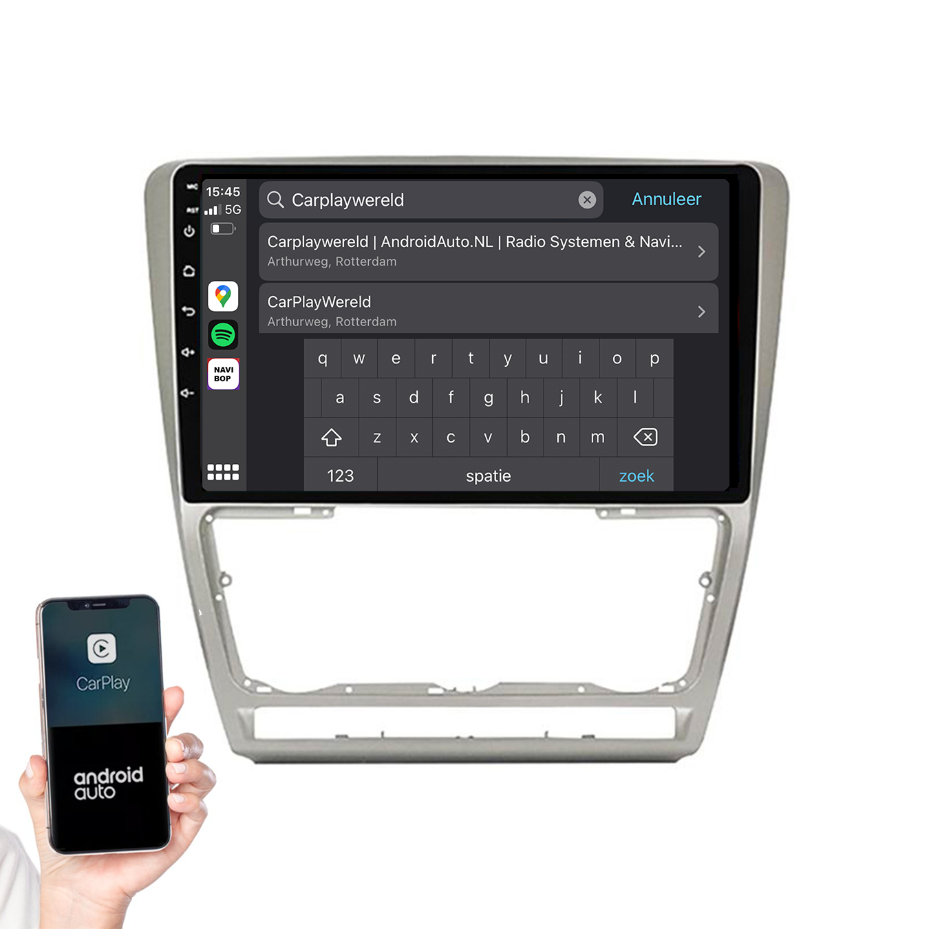 Skoda Octavia | Autoradio | 2005 t/m 2013 | Android 14 | Apple CarPlay & Android Auto
