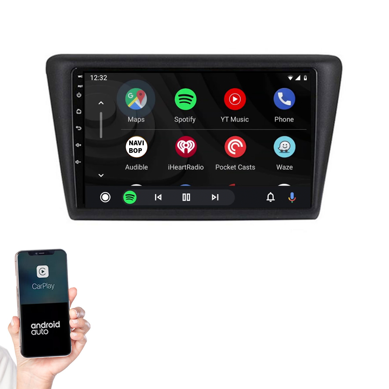 Skoda Rapid | Autoradio | 2013 t/m 2019 | Android 14 | Apple CarPlay & Android Auto