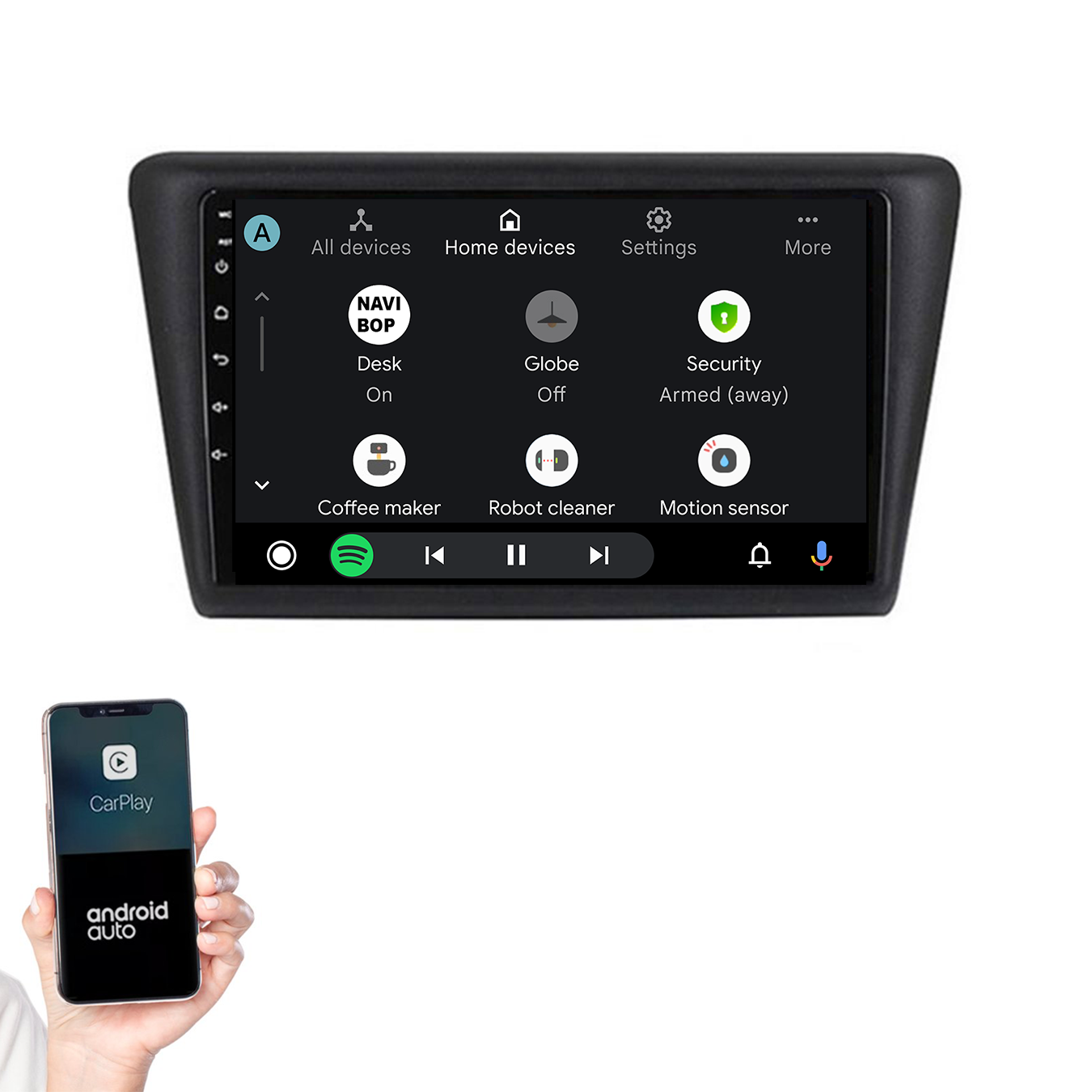 Skoda Rapid | Autoradio | 2013 t/m 2019 | Android 14 | Apple CarPlay & Android Auto