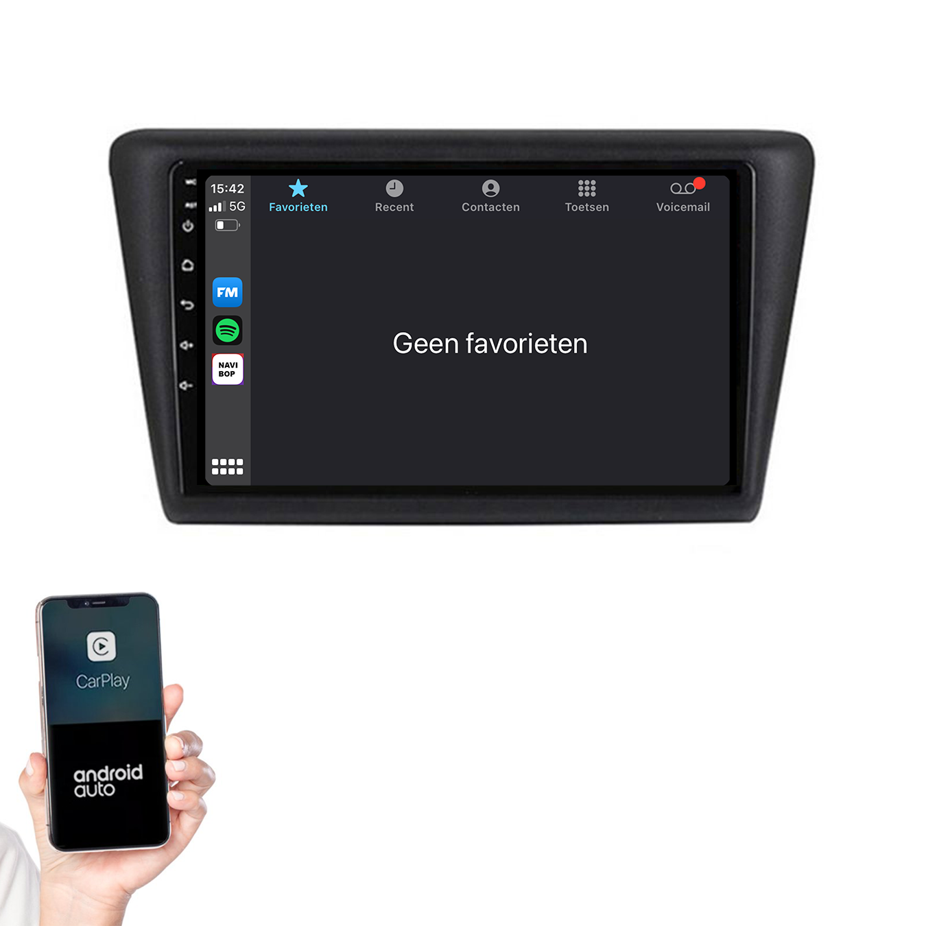 Skoda Rapid | Autoradio | 2013 t/m 2019 | Android 14 | Apple CarPlay & Android Auto