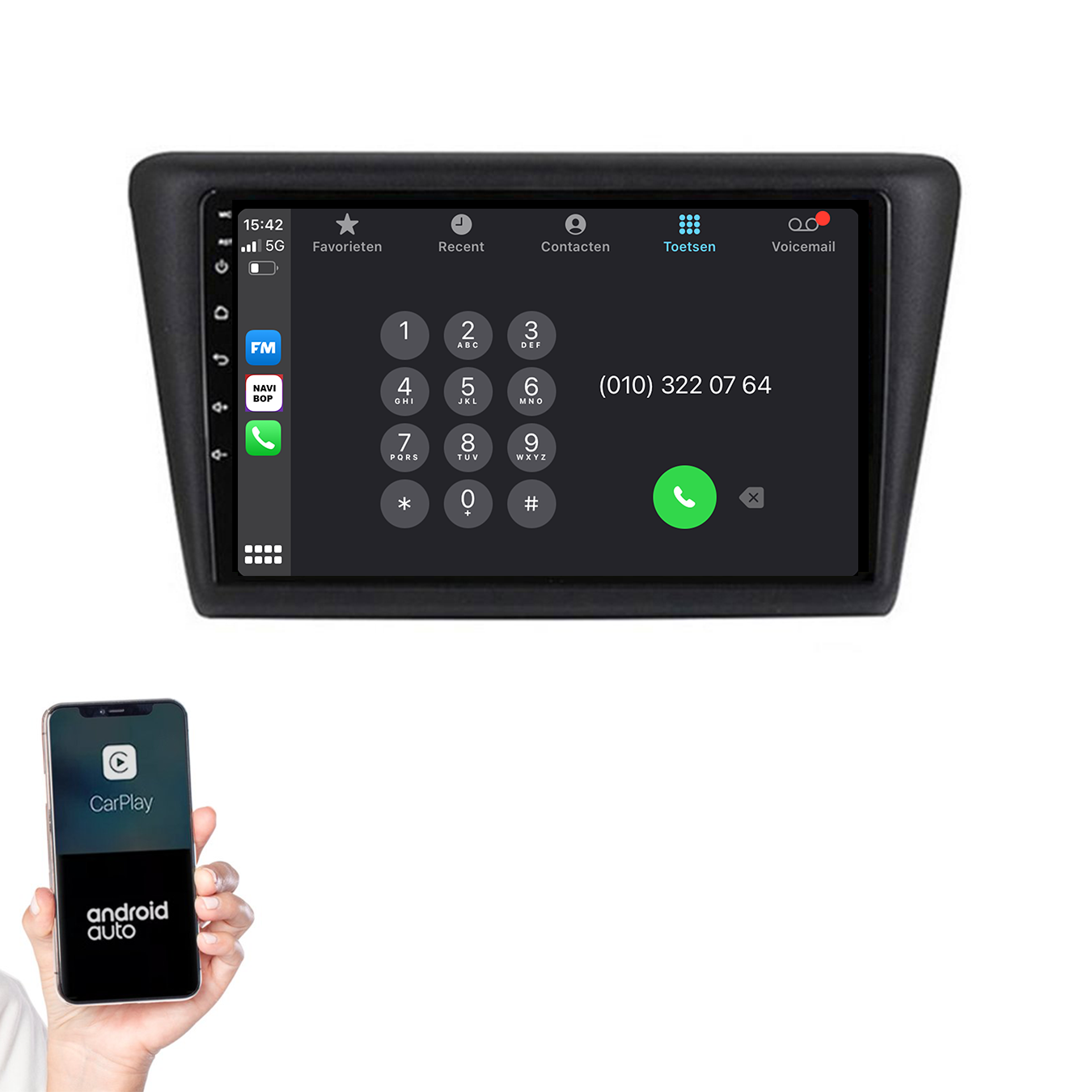 Skoda Rapid | Autoradio | 2013 t/m 2019 | Android 14 | Apple CarPlay & Android Auto