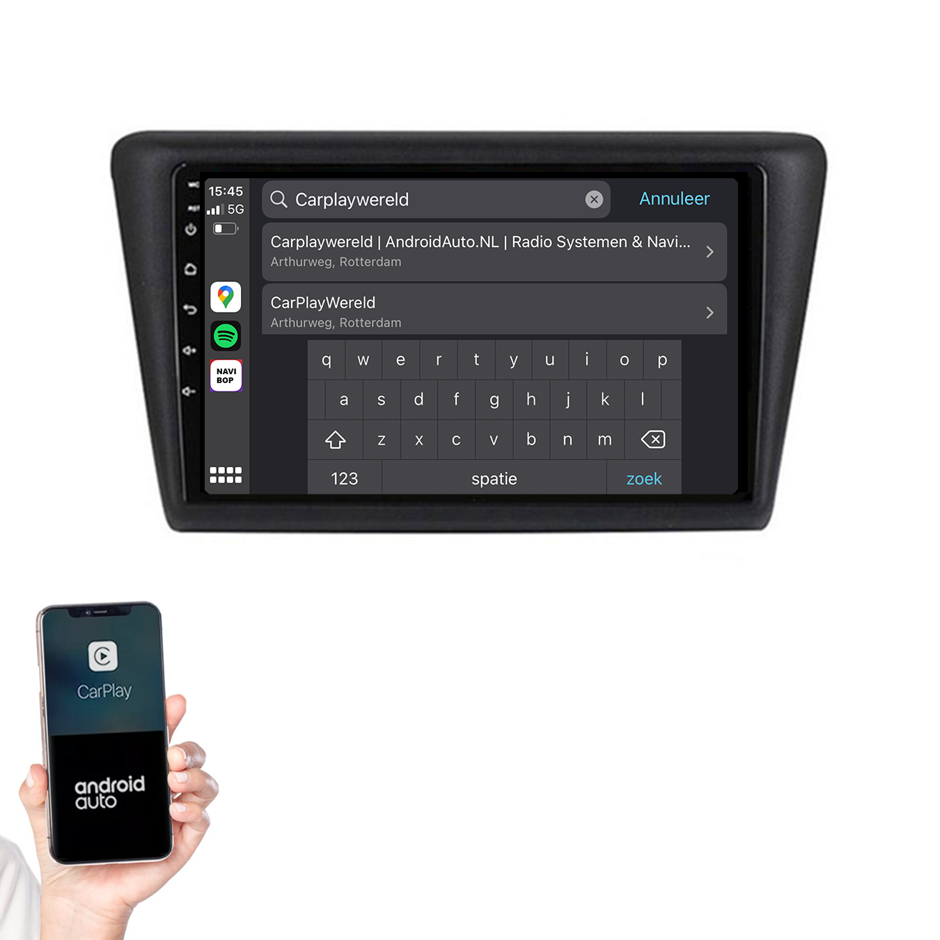 Skoda Rapid | Autoradio | 2013 t/m 2019 | Android 14 | Apple CarPlay & Android Auto