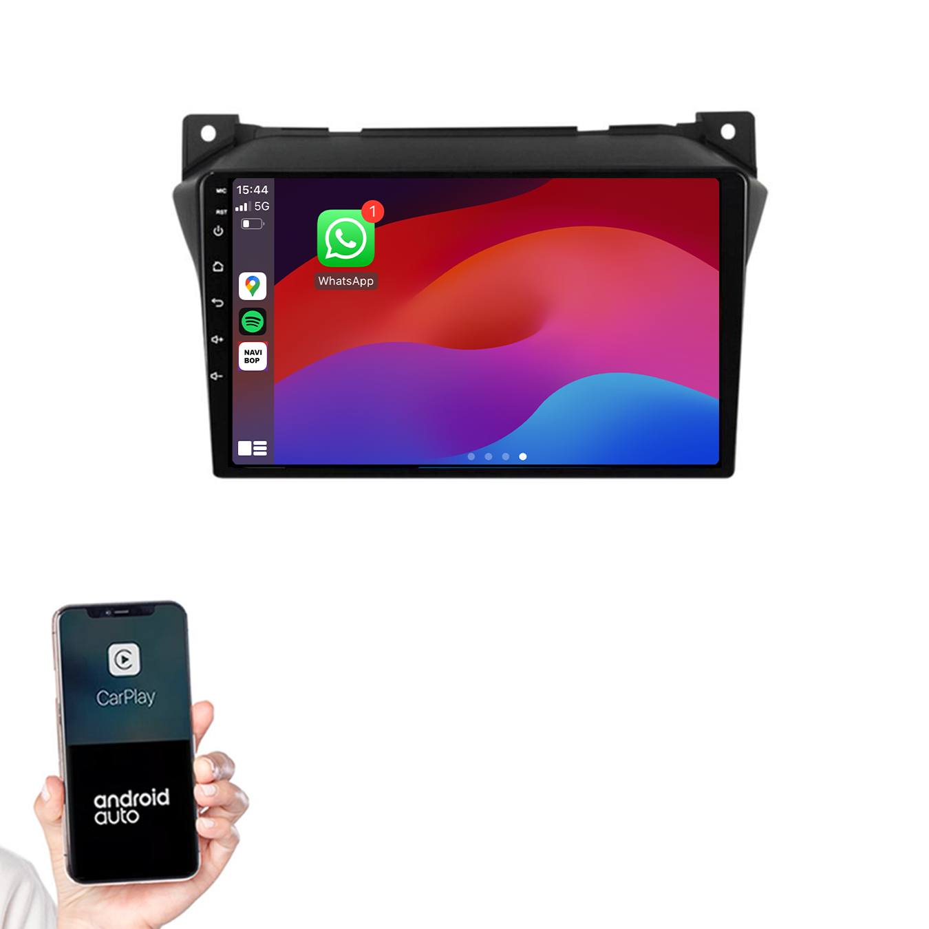 Nissan Pixo | Autoradio | 2009 t/m 2016 | Android 14 | Apple CarPlay & Android Auto