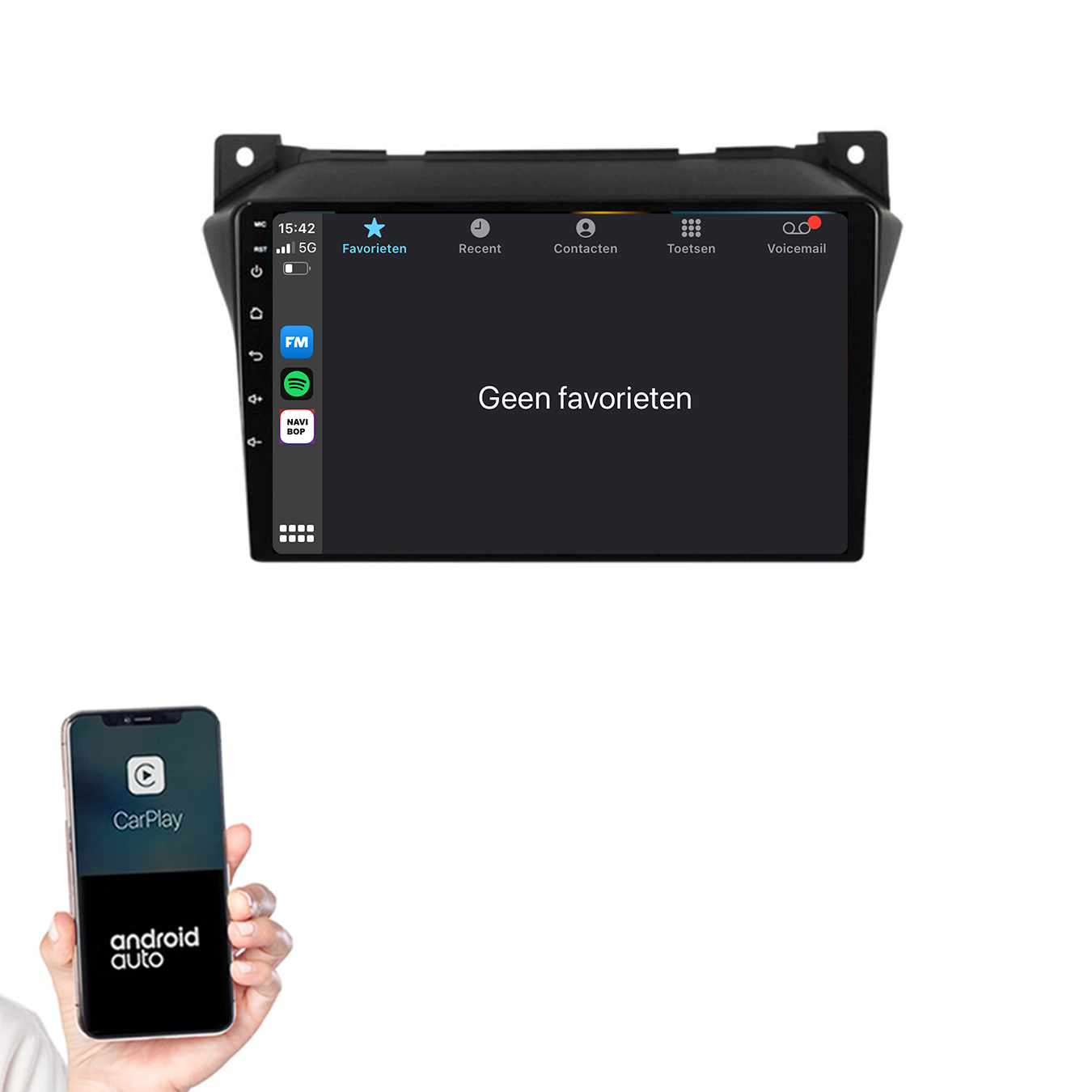 Nissan Pixo | Autoradio | 2009 t/m 2016 | Android 14 | Apple CarPlay & Android Auto