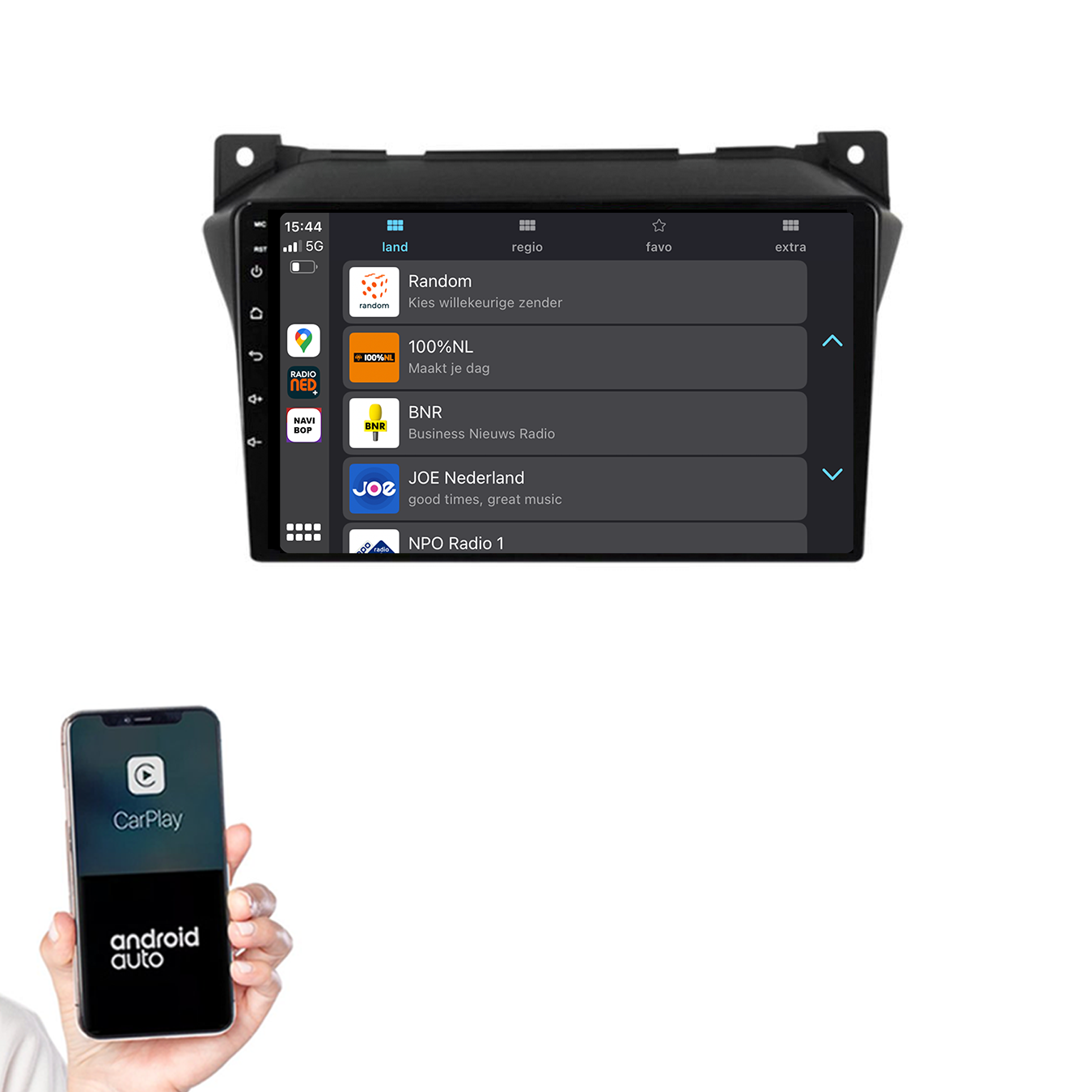 Nissan Pixo | Autoradio | 2009 t/m 2016 | Android 14 | Apple CarPlay & Android Auto