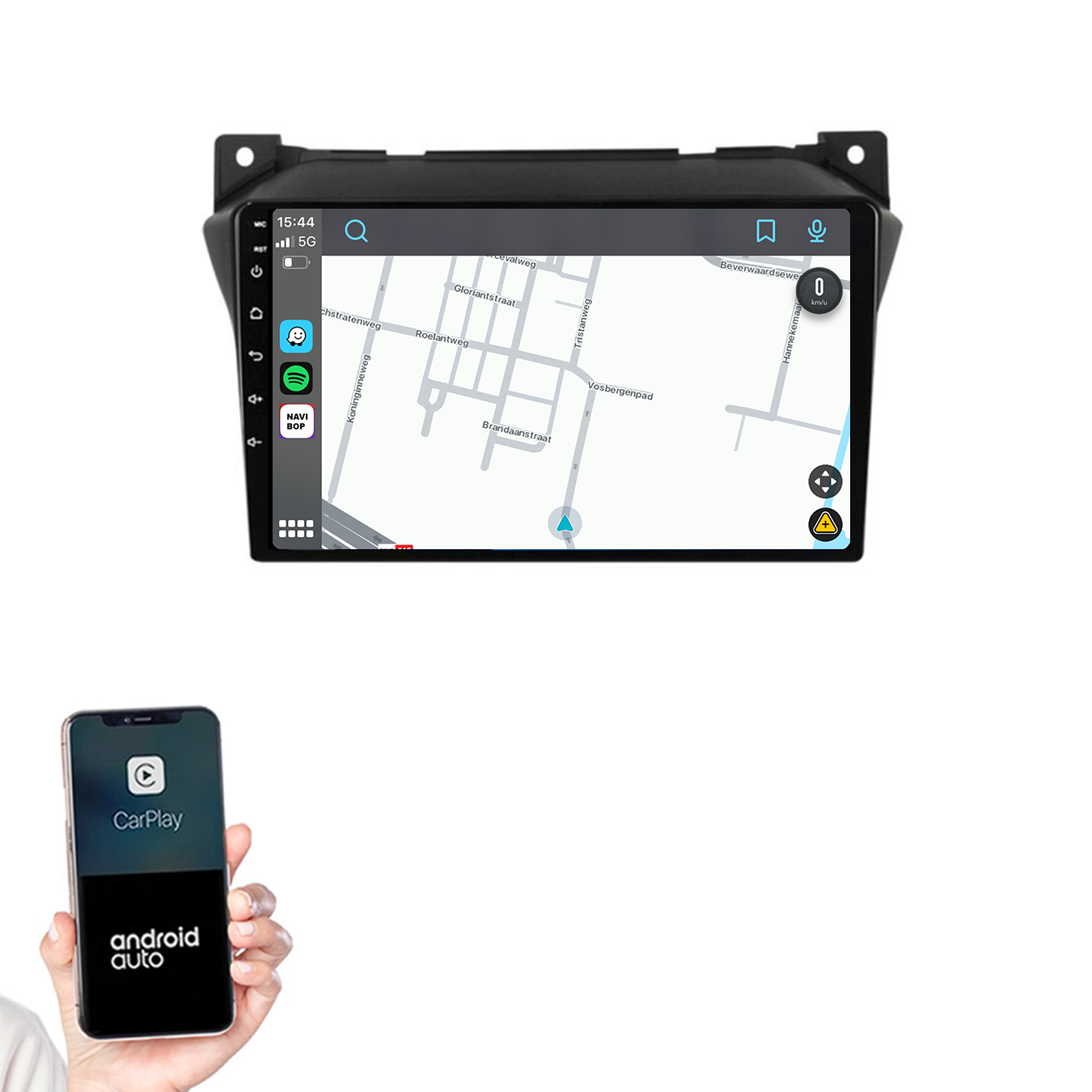 Nissan Pixo | Autoradio | 2009 t/m 2016 | Android 14 | Apple CarPlay & Android Auto