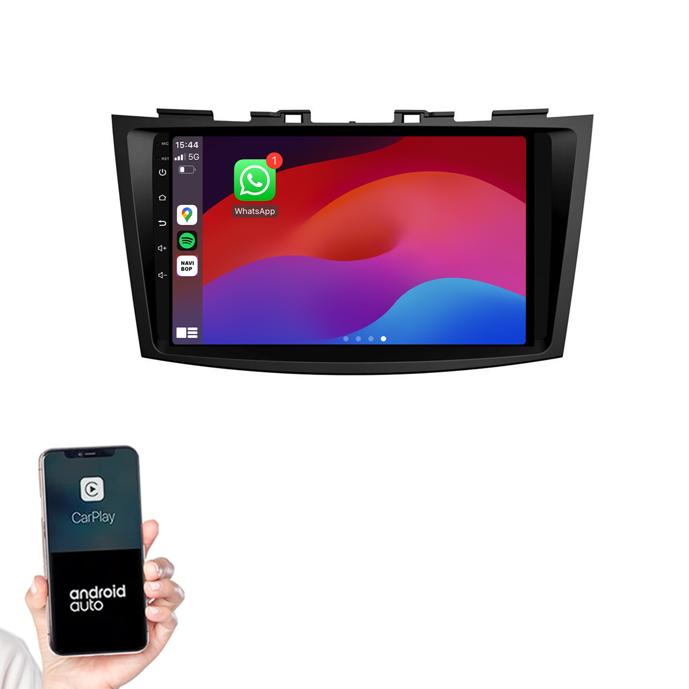 Suzuki Swift | Autoradio | 2011 t/m 2015 | Android 14 | Apple CarPlay & Android Auto