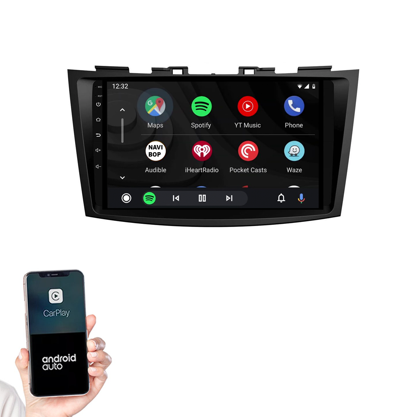 Suzuki Swift | Autoradio | 2011 t/m 2015 | Android 14 | Apple CarPlay & Android Auto