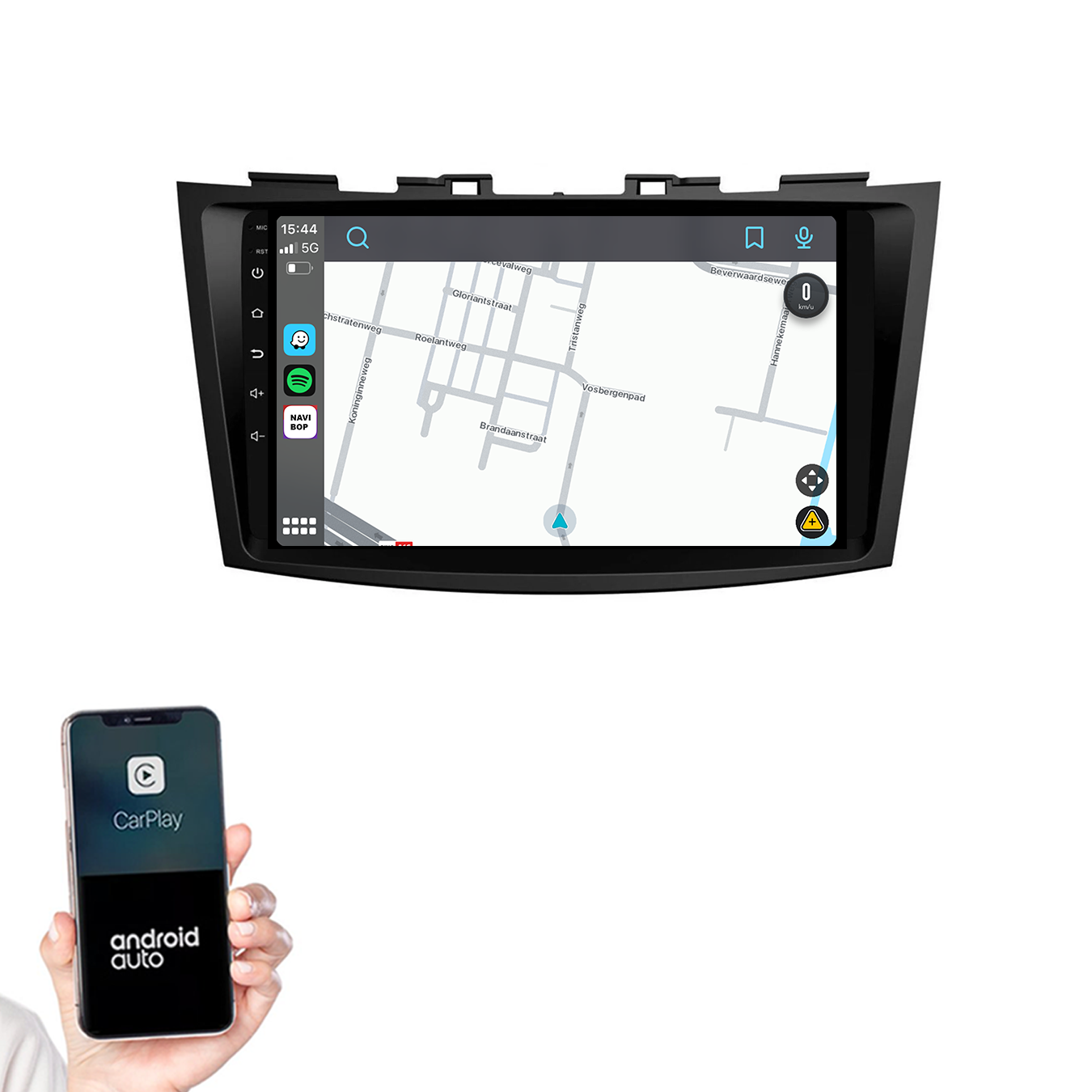 Suzuki Swift | Autoradio | 2011 t/m 2015 | Android 14 | Apple CarPlay & Android Auto