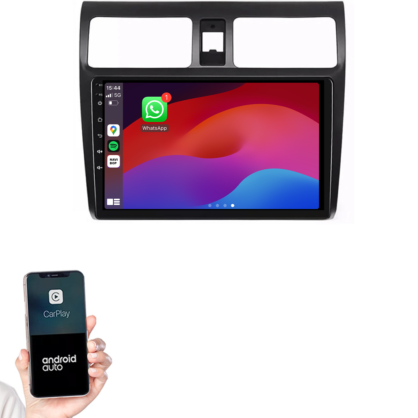 Suzuki Swift | Autoradio | 2005 t/m 2010 | Android 14 | Apple CarPlay & Android Auto