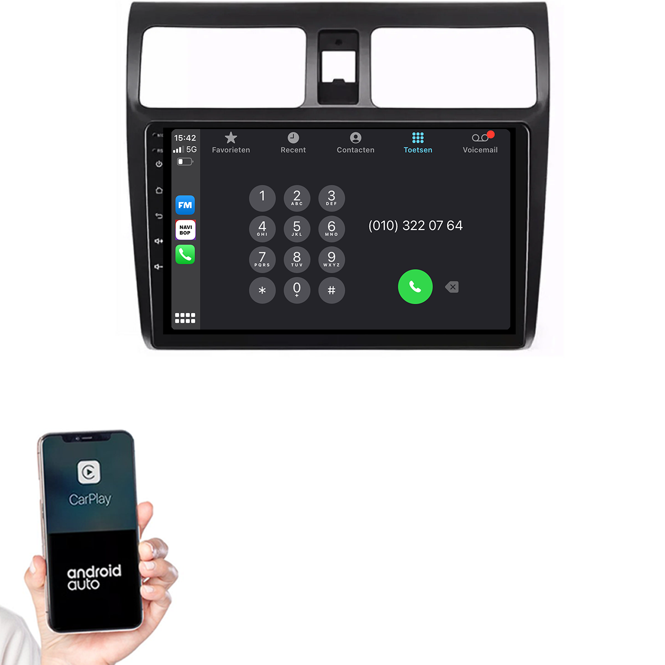 Suzuki Swift | Autoradio | 2005 t/m 2010 | Android 14 | Apple CarPlay & Android Auto