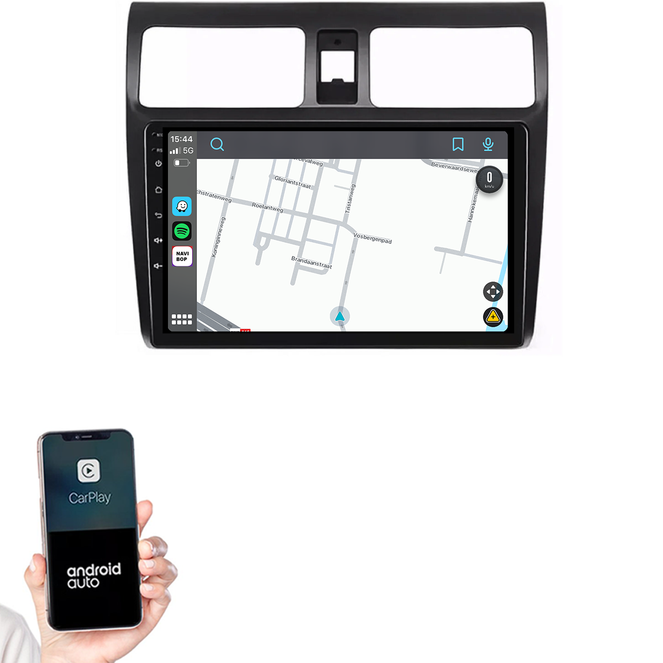 Suzuki Swift | Autoradio | 2005 t/m 2010 | Android 14 | Apple CarPlay & Android Auto