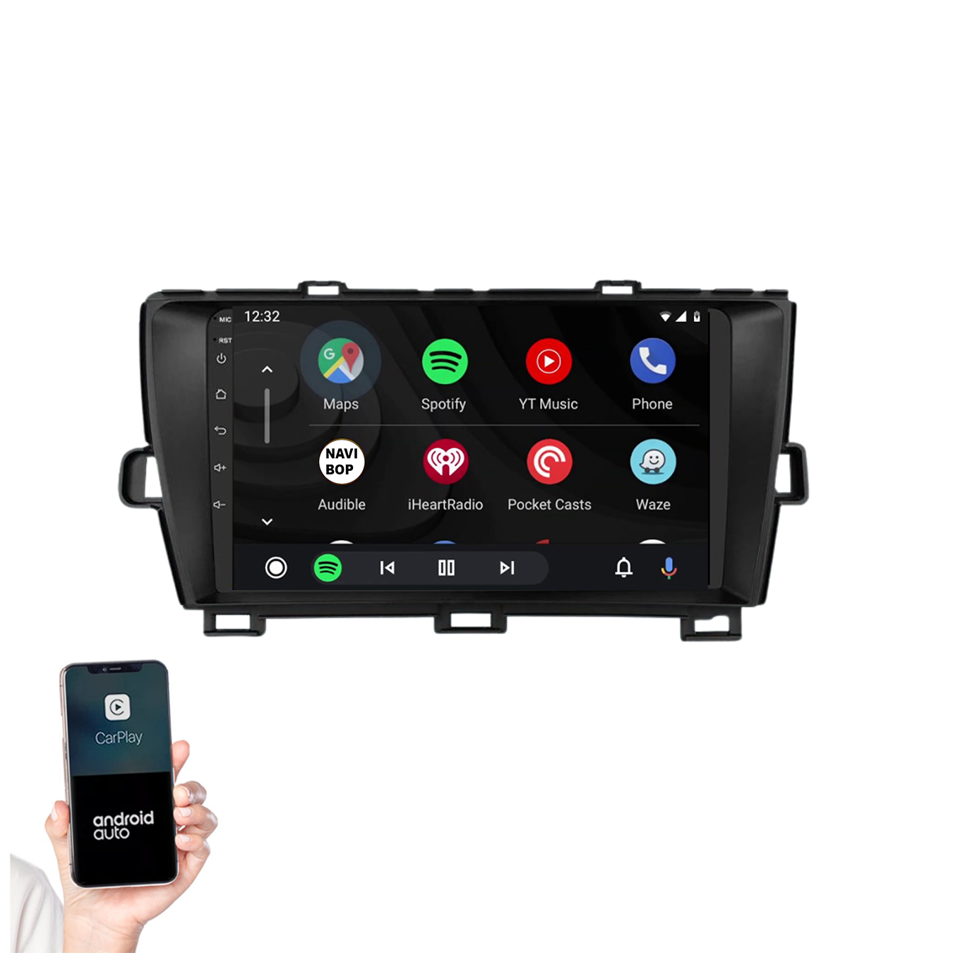 Toyota Prius | Autoradio | 2009 t/m 2015 | Android 14 | Apple CarPlay & Android Auto