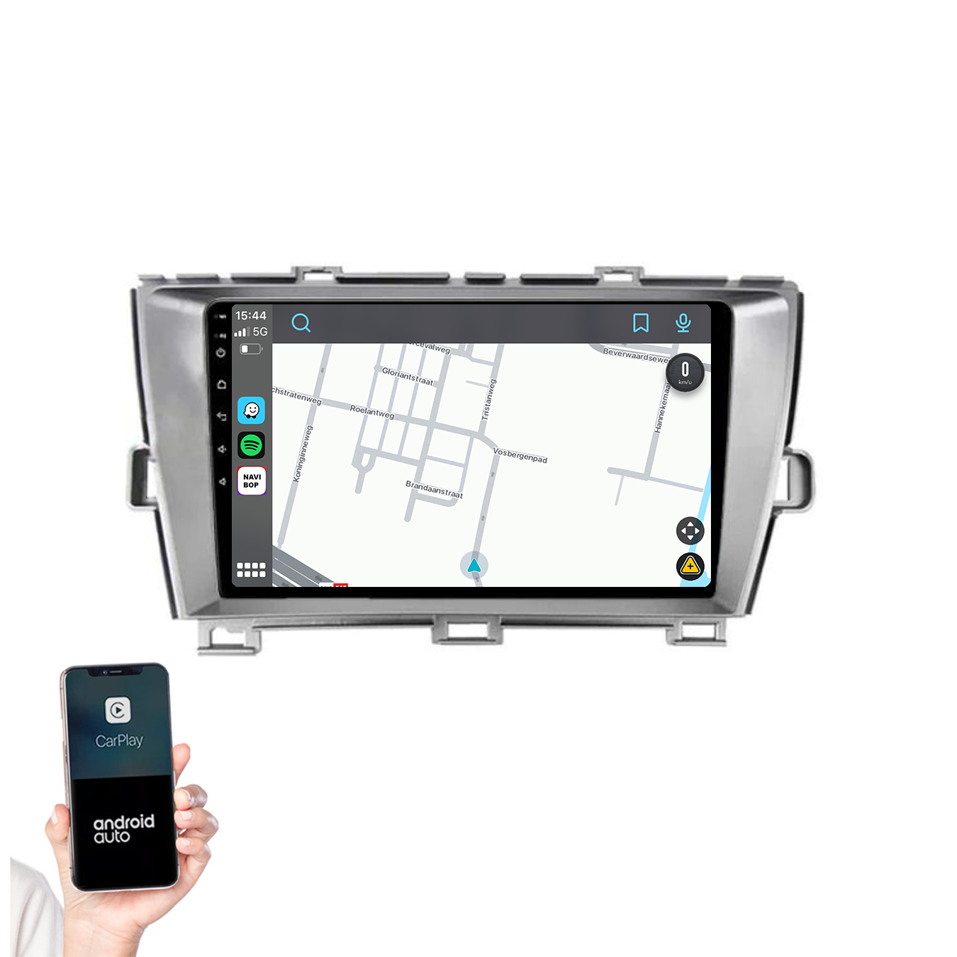 Toyota Prius | Autoradio | 2009 t/m 2015 | Android 14 | Apple CarPlay & Android Auto