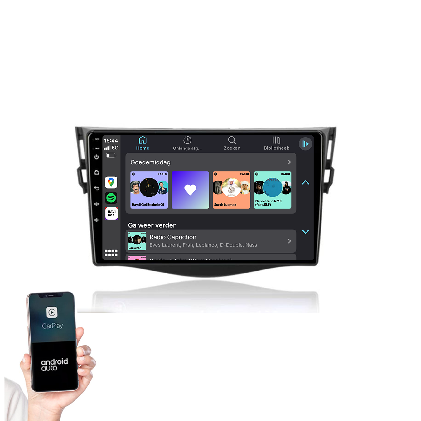 Toyota RAV-4 | Autoradio | 2006 t/m 2012 | Android 14 | Apple CarPlay & Android Auto